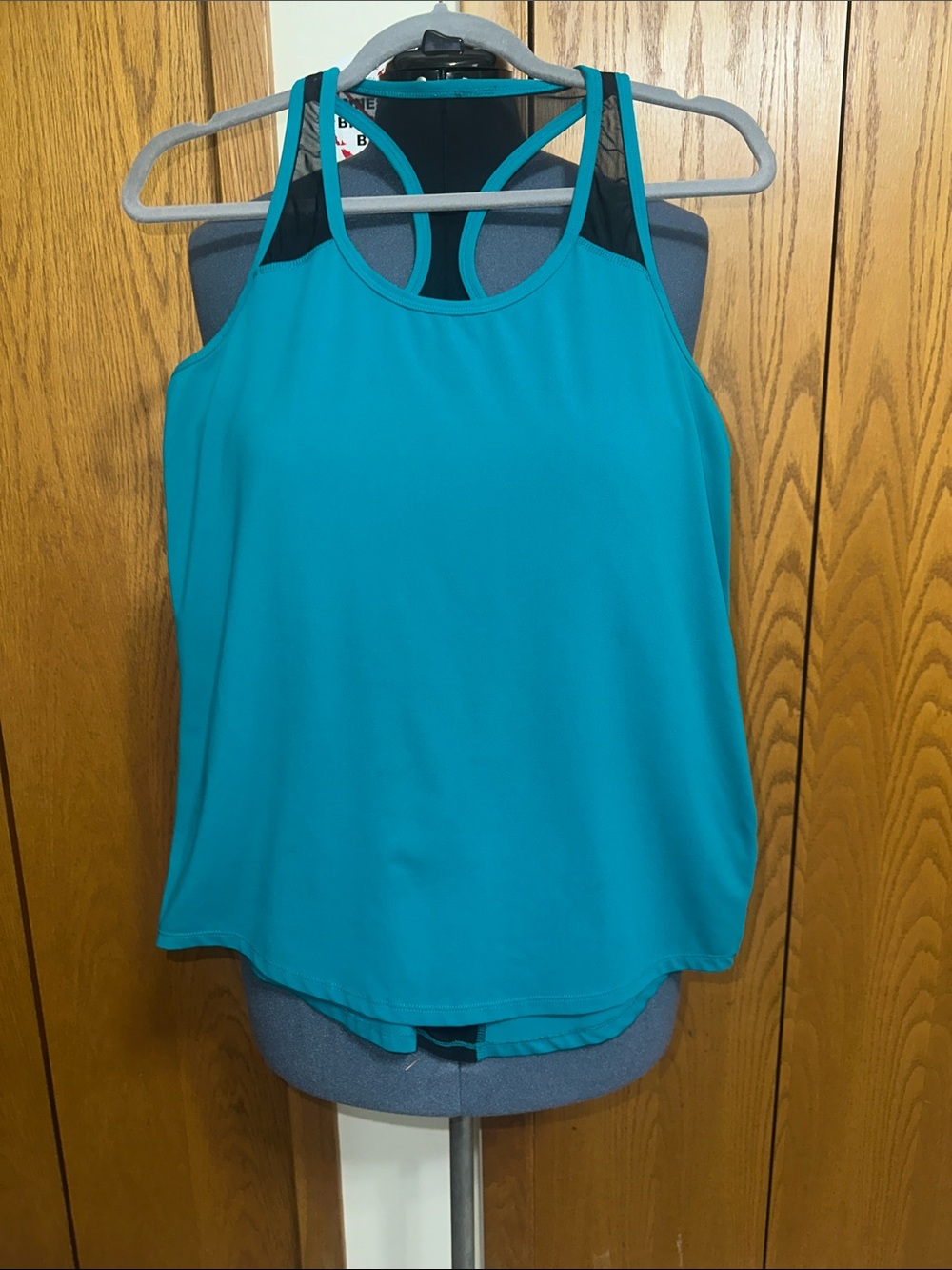 Fabletics Teal Racerback Active Tank Top - Women